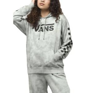 WOMEN'S VANS BLEACH WASH PULLOVER HOODIE SIZE SMALL NWT